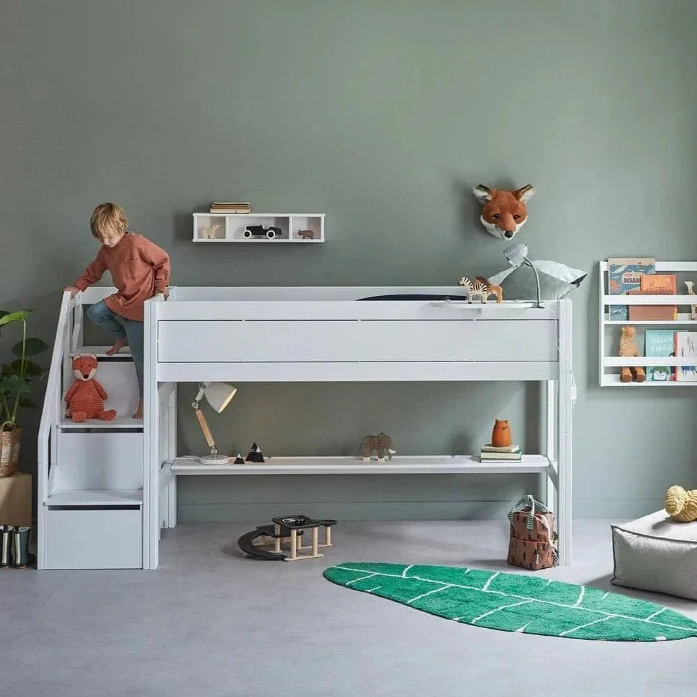 LIFETIME Bücherboard unter Hochbetten in weiß oder white wash