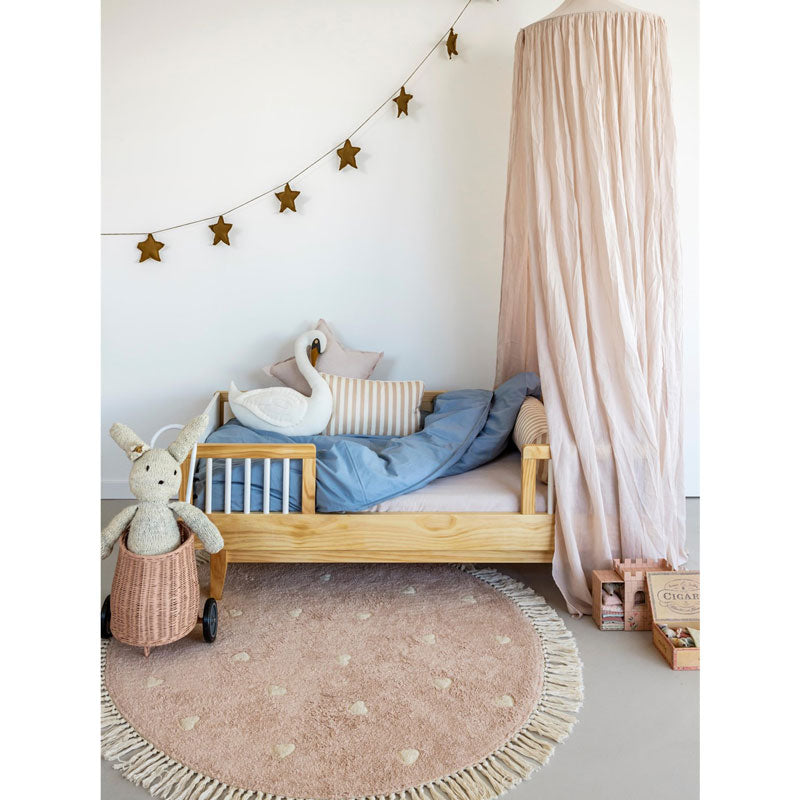 Tapis Petit runder Baumwollteppich 'Fleur' ca. Ø 120cm