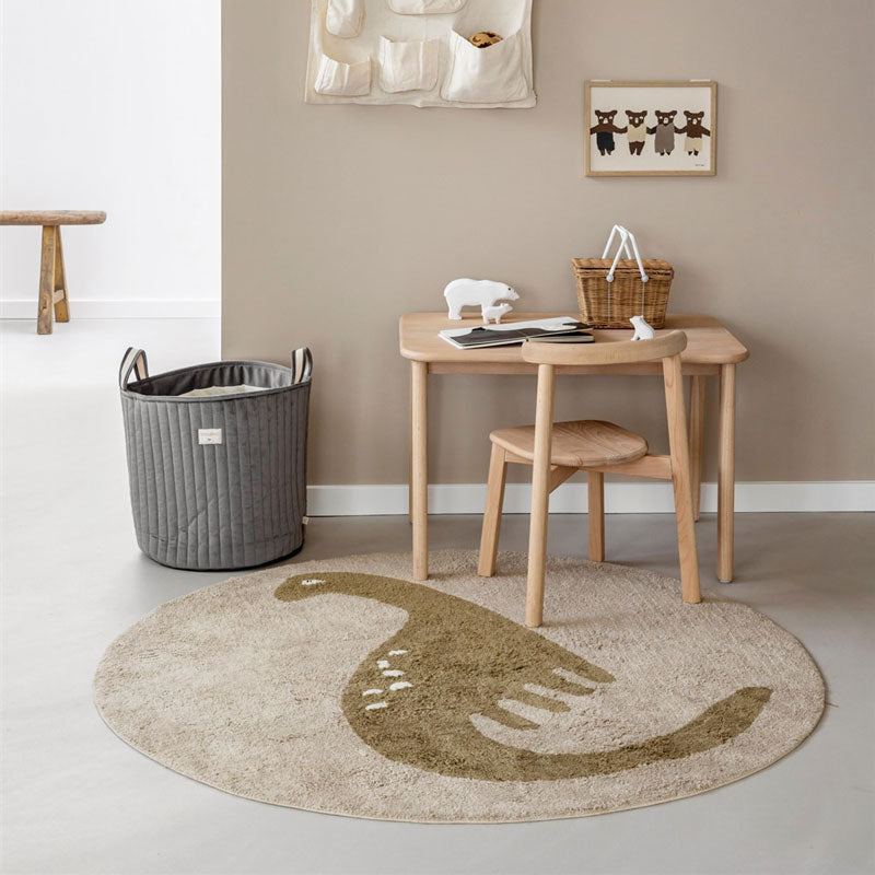 Tapis Petit runder Baumwollteppich 'Dex' ca. Ø 130cm