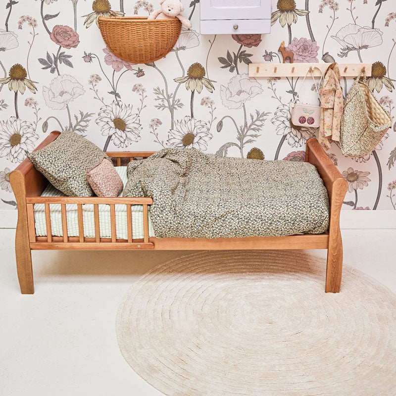 Tapis Petit runder Baumwollteppich 'Robin' in creme