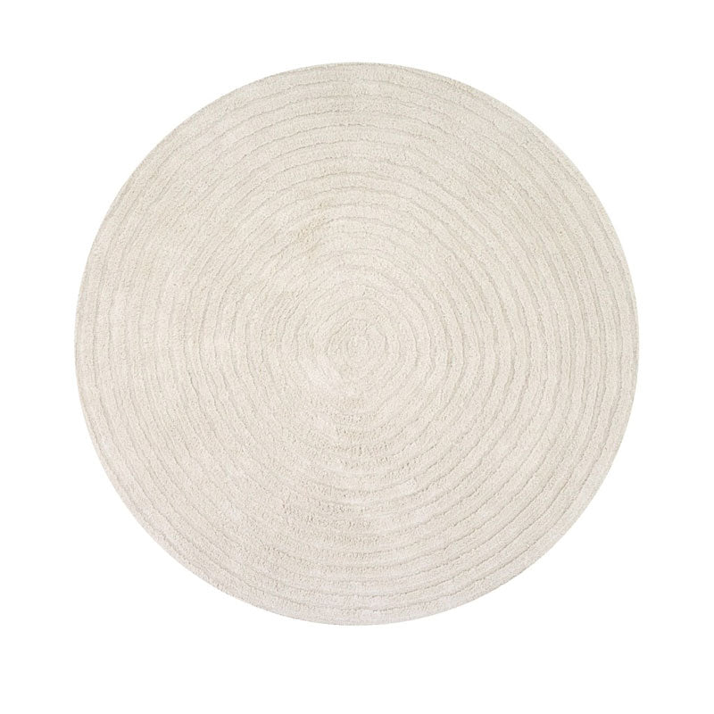 Tapis Petit runder Baumwollteppich 'Robin' in creme
