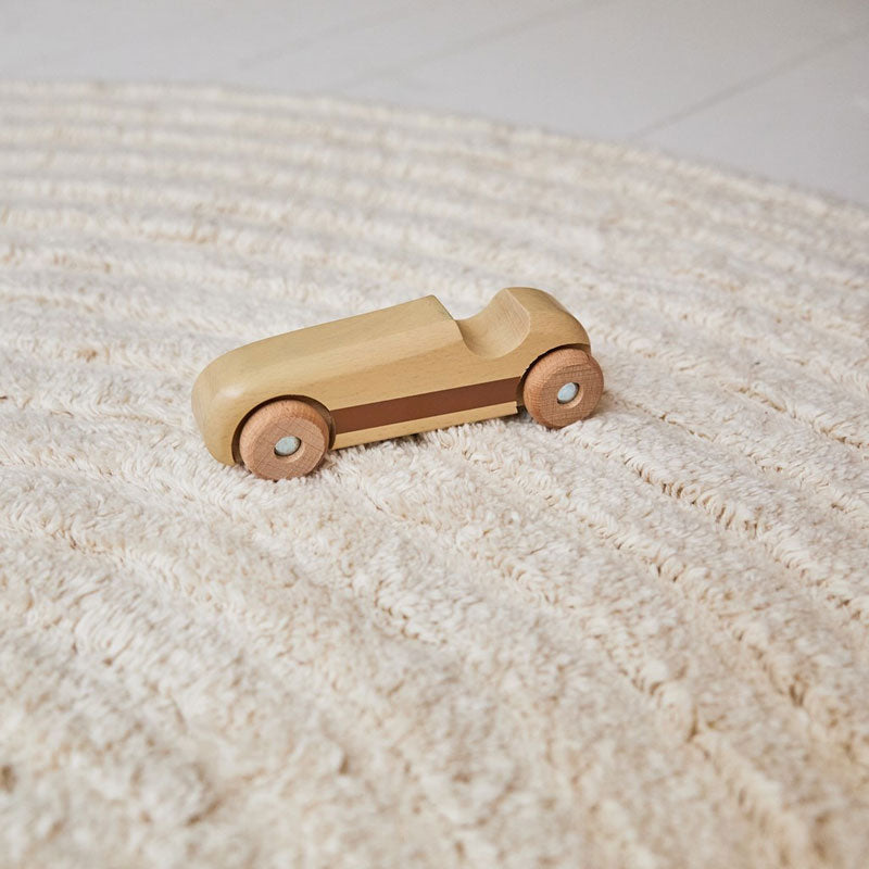 Tapis Petit runder Baumwollteppich 'Robin' in creme