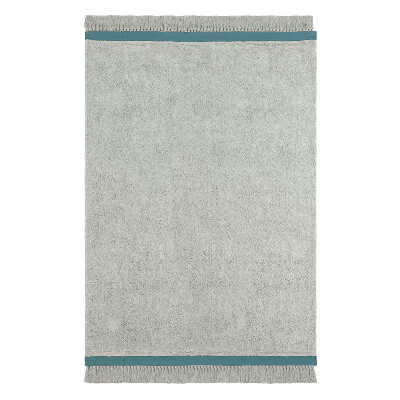 Tapis Petit Baumwollteppich 'Misty Blue' ca. 120x170cm