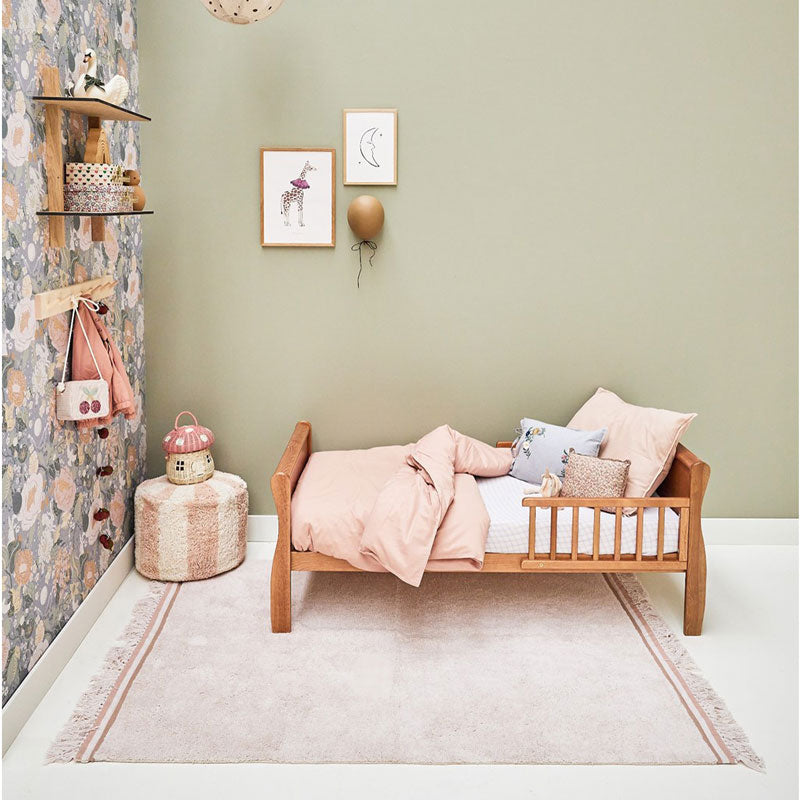 Tapis Petit Baumwollteppich 'Puderrosa' ca. 120x170cm