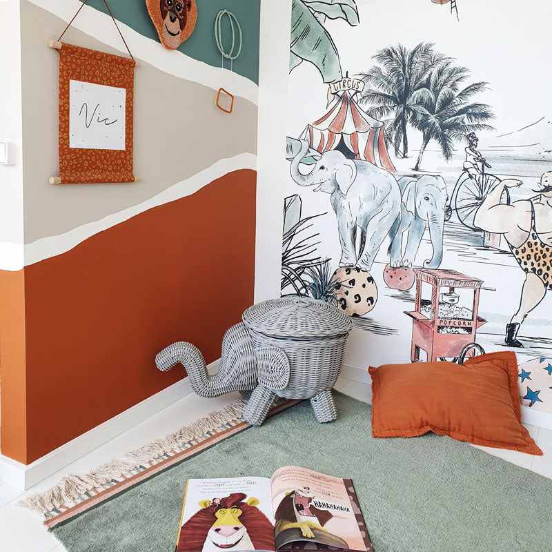 Tapis Petit Baumwollteppich 'Julie' in jade ca. 120x170cm