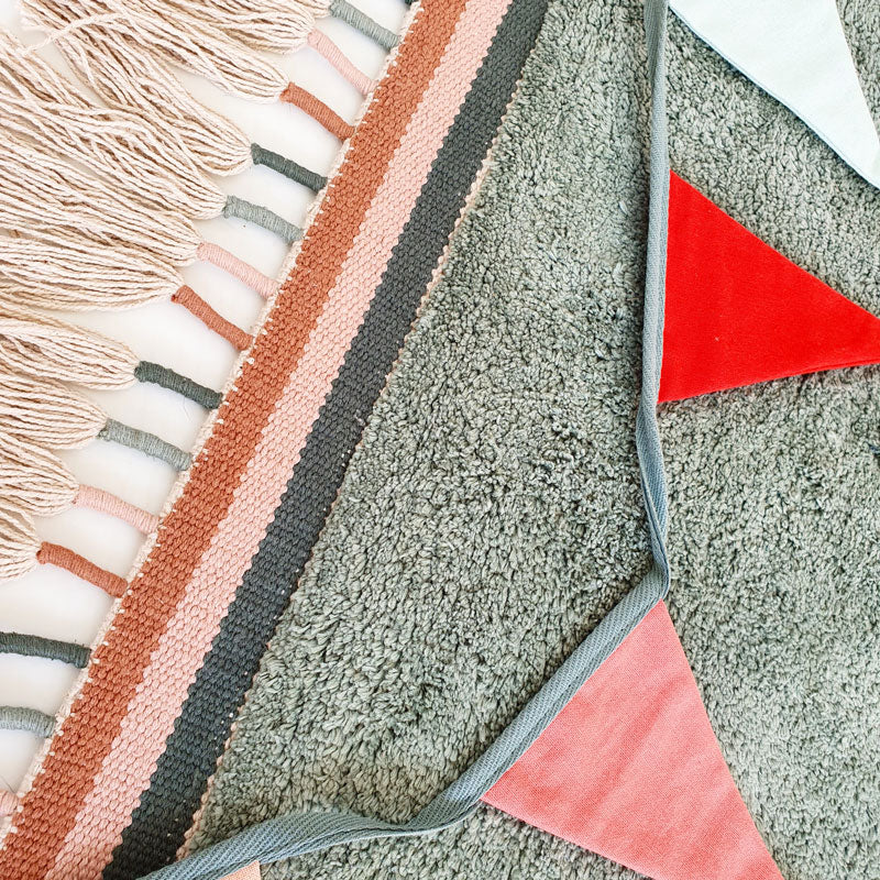 Tapis Petit Baumwollteppich 'Julie' in jade ca. 120x170cm