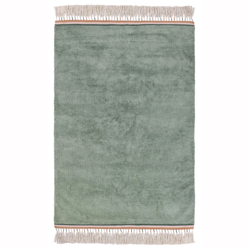 Tapis Petit Baumwollteppich 'Julie' in jade ca. 120x170cm