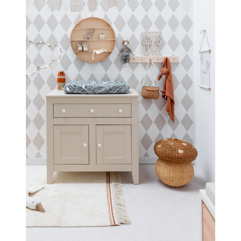 Tapis Petit Baumwollteppich 'Sophie' in creme/rosa ca. 120x170cm