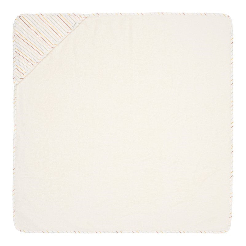 Little Dutch Kapuzen-Badetuch "Vintage Sunny Stripes"