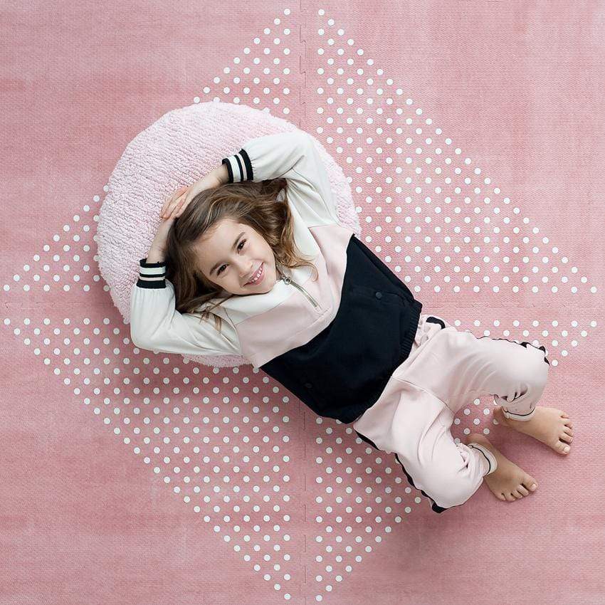 Toddlekind - Stilvolle Spielmatte Earth Ash Rose in 120x180cm - letztes Exemplar