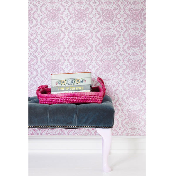 Eijffinger Rice "Everyday Magic" Tapete Floral Mandala in rosa