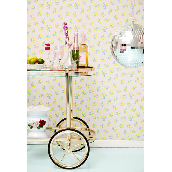 Eijffinger Rice "Everyday Magic" Tapete Juicy Lemon rosa