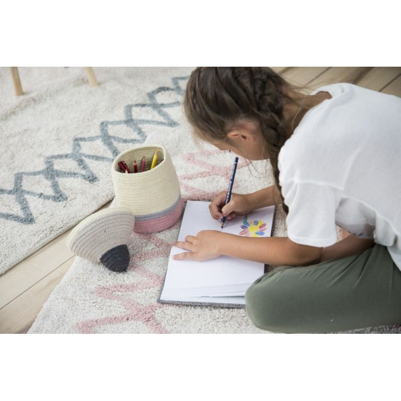 Lorena Canals waschbarer Teppich 'Atlas' in natural/vintage nude 120x160cm