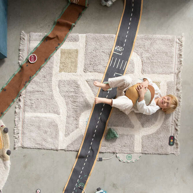 Lorena Canals waschbarer Teppich 'Eco-City' 120x170cm