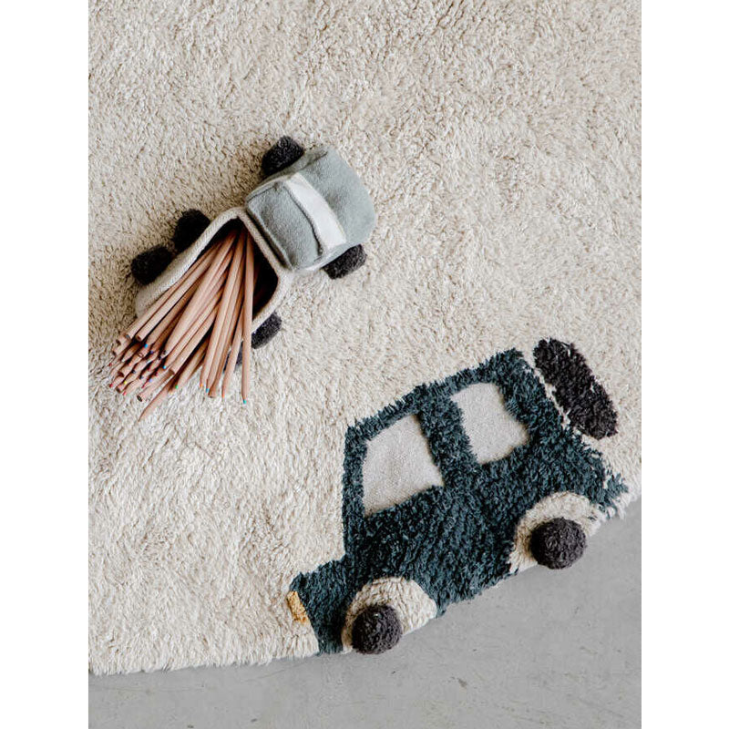 Lorena Canals waschbarer, runder Teppich 'Wheels' Ø140cm