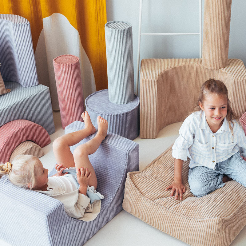 Wigiwama Sitzpouff `Peppermint Green´ Ø 39,5 x 25 cm