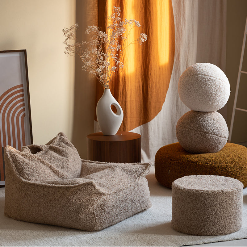 Wigiwama Teddy-Sitzsack `Biscuit´, 80 x 70 cm