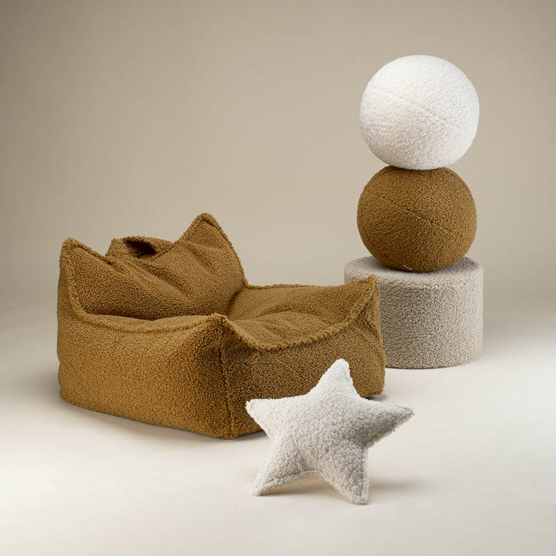 Wigiwama Teddy-Sitzsack `Maple´, 80 x 70 cm