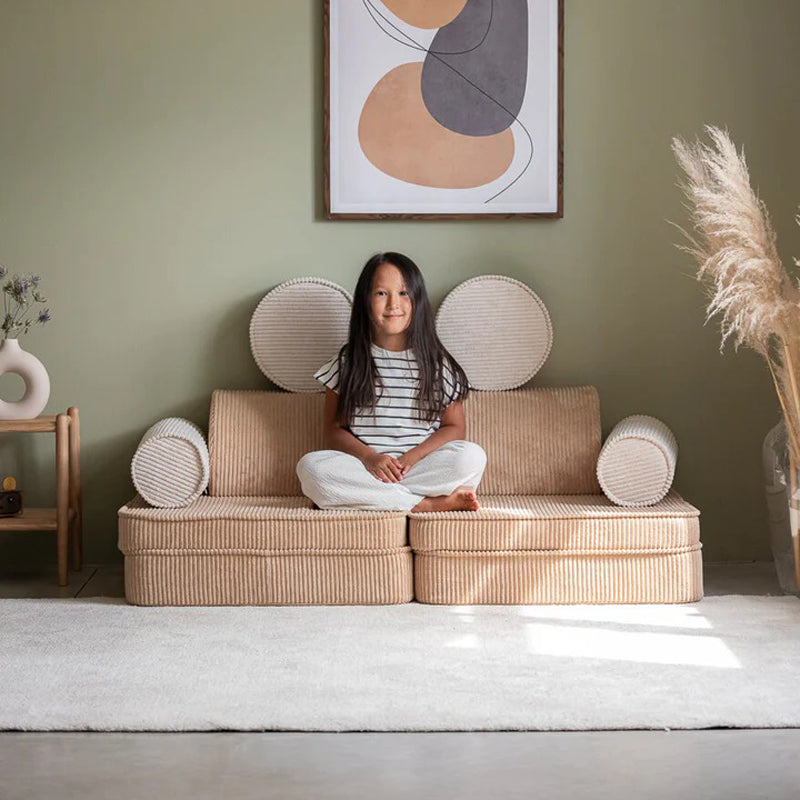 Wigiwama Kindersofa Seetee in brown sugar