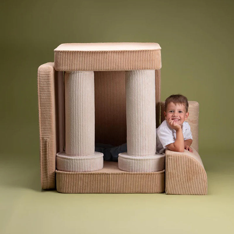 Wigiwama Kindersofa Seetee in brown sugar