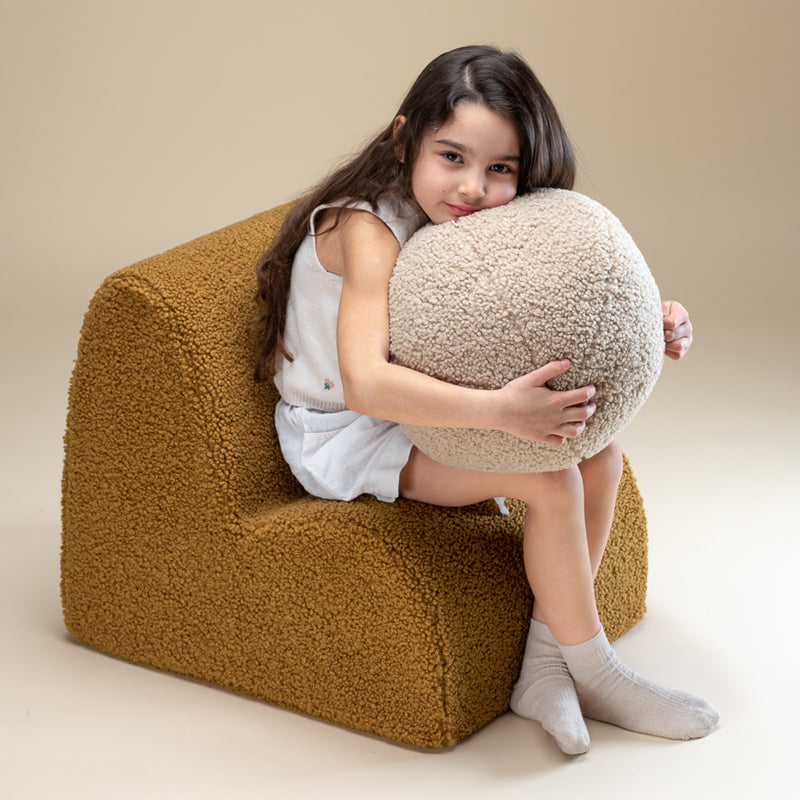 Wigiwama Cloud Chair `Maple´ aus Teddy-Stoff 60x50cm