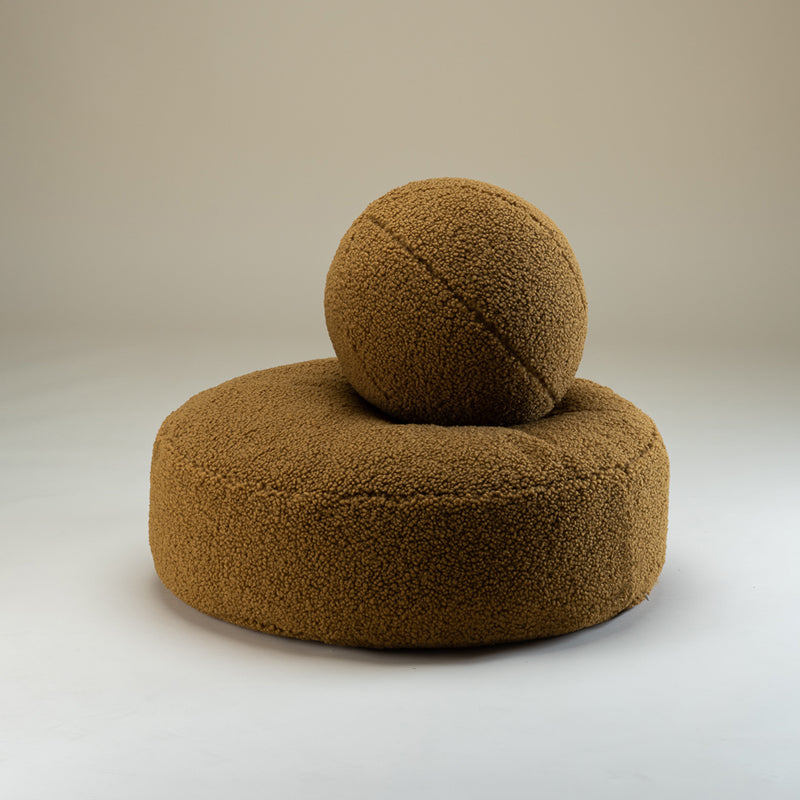 Wigiwama Teddy-Ottoman`Maple´20x⌀65cm