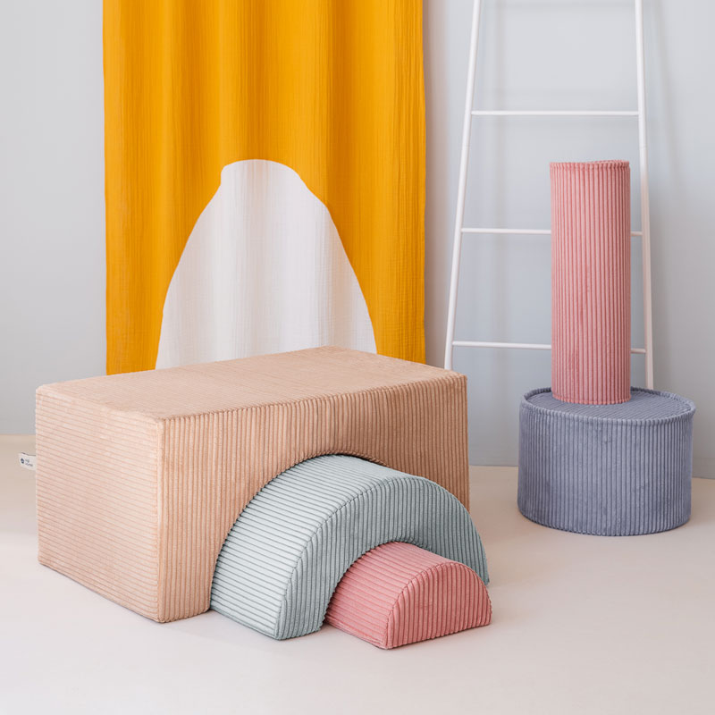 Wigiwama Spielset Regenbogen `Brown Sugar´, 75 x 49 x 37 cm