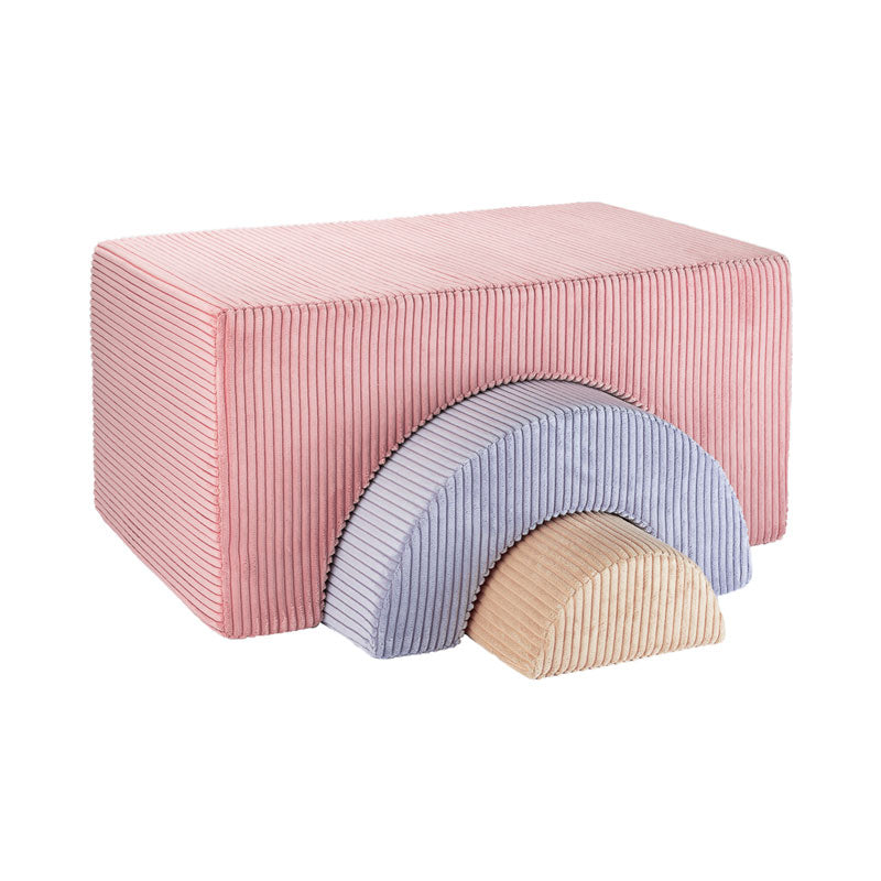 Wigiwama Spielset Regenbogen `Pink Mousse´, 75 x 49 x 37 cm