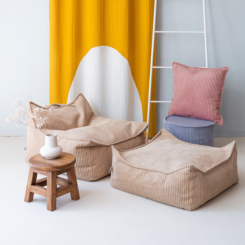 Wigiwama Sitzkissen `Brown Sugar´ 60x60cm