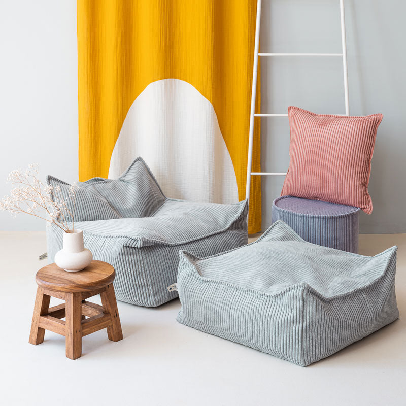 Wigiwama Sitzkissen `Peppermint Green´ 60x60cm