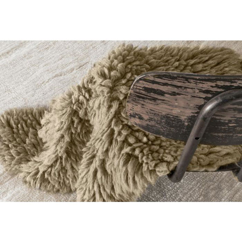 Lorena Canals waschbarer Teppich 'Woolable Rug Woolly' in sheep beige 75x110cm