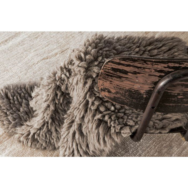 Lorena Canals waschbarer Teppich 'Woolable Rug Woolly' in sheep grey 75x110cm