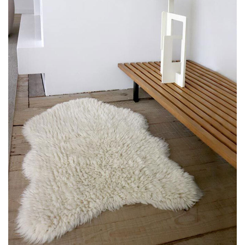 Lorena Canals waschbarer Teppich 'Woolable Rug Woolly' in sheep white 75x110cm