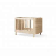 Oliver Furniture Wood Collection Mini+ Babybett inklusive Umbauset Juniorbett 0-9 Jahre eiche