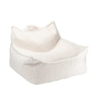 Wigiwama Teddy-Sitzsack `Cream White´, 80 x 70 cm